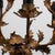 Metal 20th Century Italian Gilt Metal Tole Chandelier with Leaf Motif For Sale - Image 7 of 18