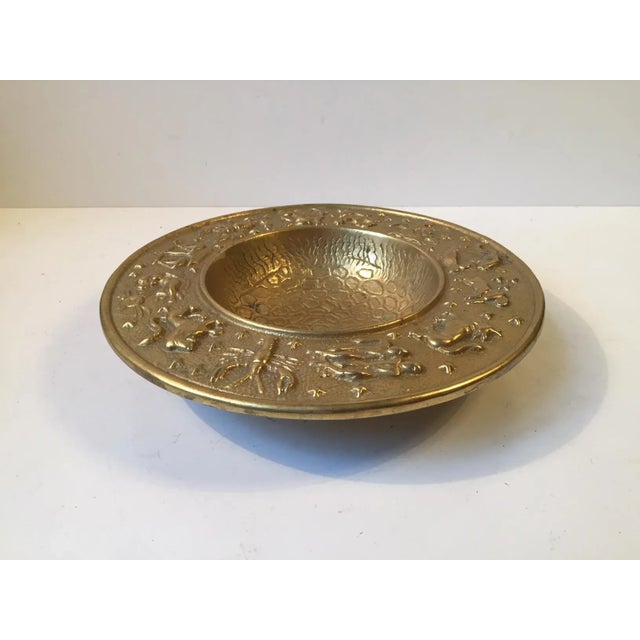 Metal Vintage Bronze Bowl from Nordisk Malm, 1940s For Sale - Image 7 of 7