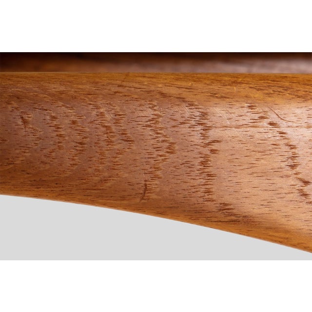 Solid Teak Danish Modern 3- Seater Sofa by Sun Cabinet, circa 1980's For Sale - Image 9 of 11