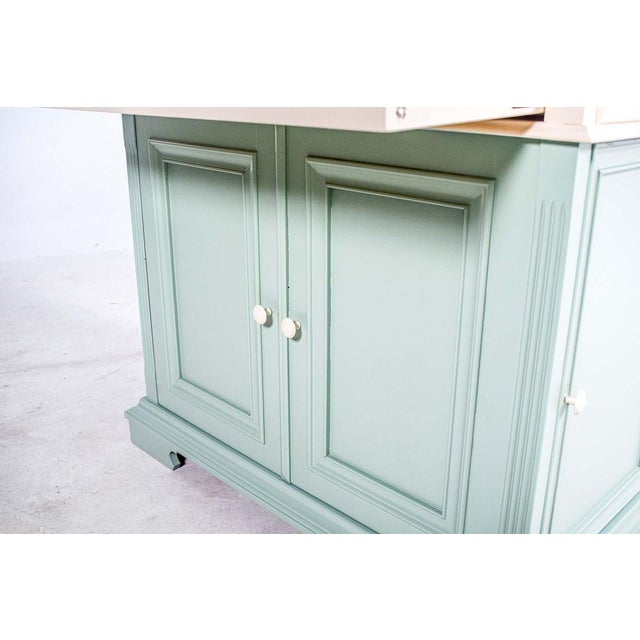 Wood Antique Wood TV Cabinet in Shabby Chic Style, 1960 For Sale - Image 7 of 15