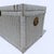 Vintage White Wicker Storage Trunk With Brass Hardware, Coastal, Rattan For Sale - Image 13 of 17