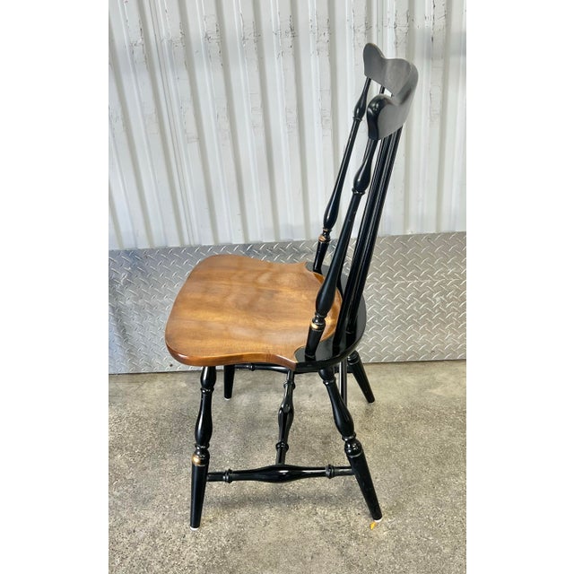 Hitchcock Decorated Fanback Windsor Dining Chairs - Set of 4 For Sale - Image 9 of 12