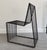 Vintage Graphic Metal Chair, 1990s For Sale - Image 4 of 9