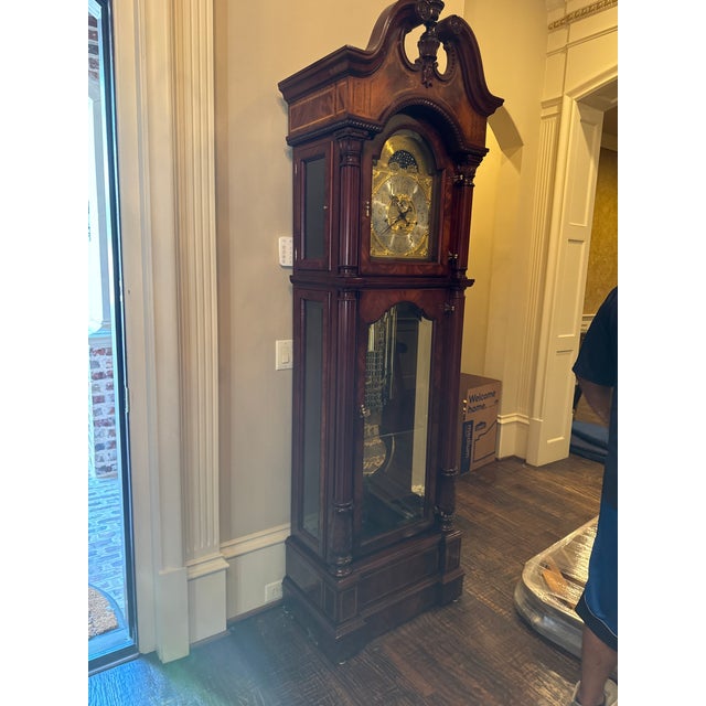 American Late 20th Century Charles R. Sligh Grandfather Clock – Limited Edition Model 226 (#164/1000) For Sale - Image 3 of 11