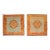 Set of Antique Turkish Oushak Small Square Rugs - 3' x 3'2" For Sale
