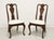 Hickory Chair Mahogany Queen Anne Dining Side Chairs - Pair A For Sale - Image 11 of 11