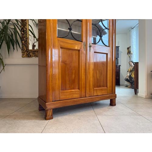 Biedermeier Display Cabinet or Bookcase For Sale - Image 10 of 12