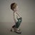 Vintage Small Boy & Dog Porcelain Figurine Titled “Butch” by Gort For Sale - Image 4 of 6