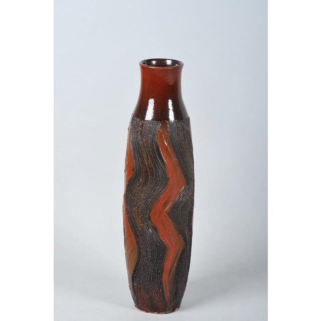 Mid-Century Vase in Ceramic, Czech, 1950s For Sale - Image 9 of 9