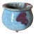 Antique 19th Century Chinese Porcelain Tripod Censer Bowl in Crackle Celadon Glaze For Sale