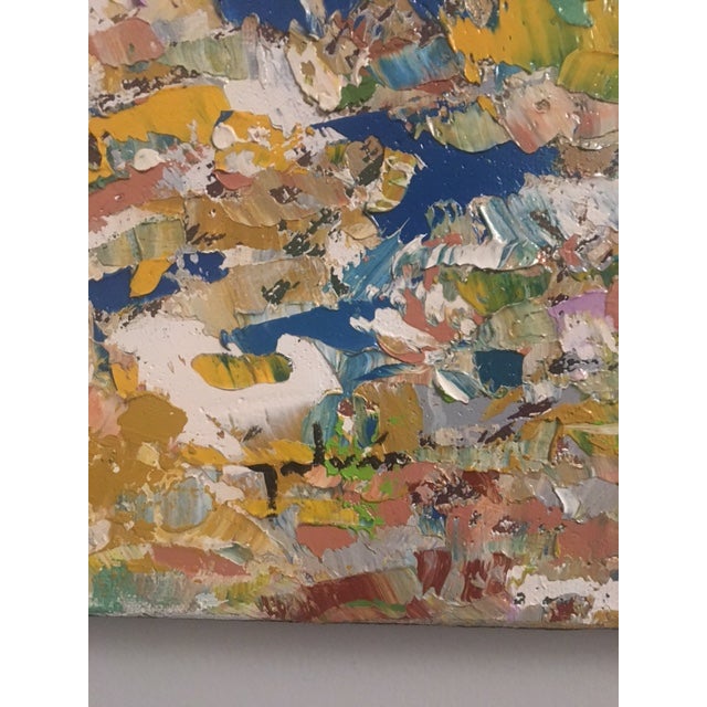 2022 Contemporary Sculptural Abstract Expressionist Oil Painting by Jesus Galvan For Sale In Dallas - Image 6 of 9