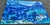 Modern Oil Landscape Painting Whispering Hills - In Blue For Sale - Image 4 of 9