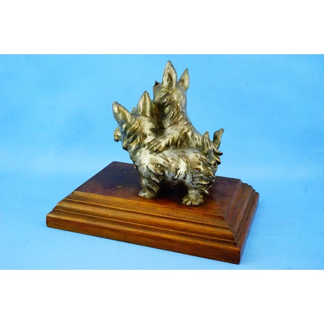 1940s Carmelo Ganci, Scottish Terrier Dog Sculpture, Ceramic For Sale - Image 5 of 18