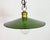 Metal Industrial Green Enamel Light, 1930s For Sale - Image 7 of 14