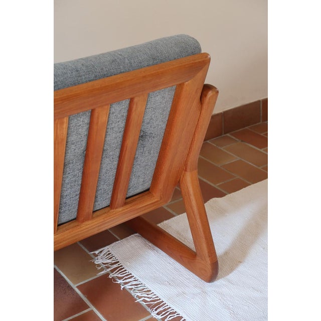 Teak Sledge-Base Lounge Chairs by Komfort, Denmark, 1960s, Set of 2 For Sale - Image 15 of 18