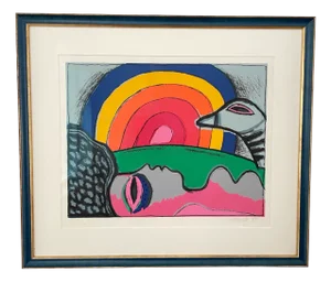 Corneille, Colorful Composition, 1995, Lithograph