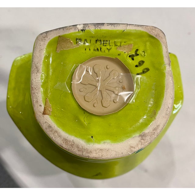 20th Century MCM Baldelli Italian Ceramic "Queen" Face Bank For Sale - Image 10 of 11