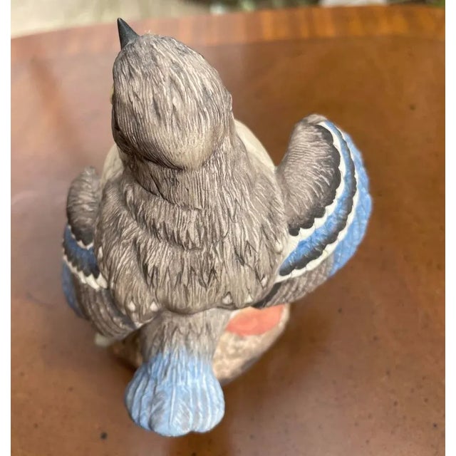 1970s Boehm Fledgling Blue Bird For Sale - Image 4 of 7