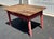 Farmhouse 19th Century Primitive Red Painted Tavern Table With Drawer For Sale - Image 3 of 12