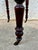 Brown Victorian Wood Drop-Leaf Side Table with Turned Legs, 19th Century For Sale - Image 8 of 8