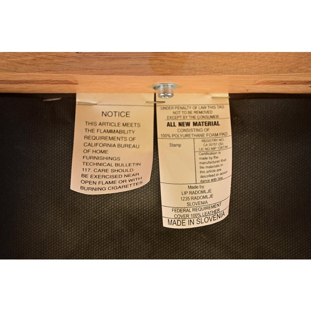 Stickley Style Mission Oak Arts & Crafts High Back Dining Chairs, Set of Four For Sale - Image 11 of 12