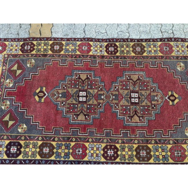 Textile Bohemian Turkish Floral Rug For Sale - Image 7 of 11
