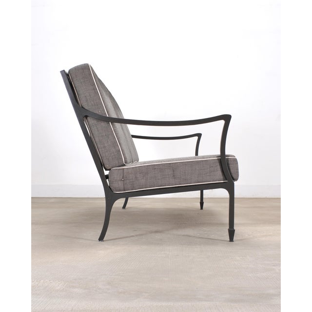 McKinnon and Harris Beaufort Aluminum Three-Seat Garden Sofa For Sale In Sacramento - Image 6 of 13