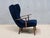 Pragh Armchair in Navy Pierre Frey Velvet from Madsen & Schübel, Denmark, 1950s For Sale - Image 13 of 15