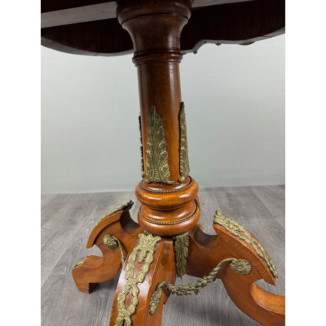 20th Century Louis XV Style Pedestal Table For Sale - Image 5 of 13