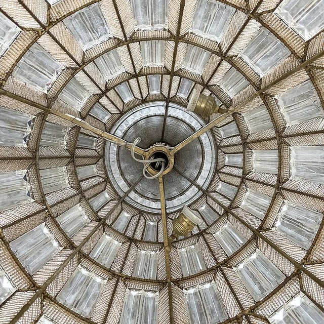 Floor Lamp in the Shape of a Large Vase with Murano Glass Beads, 1890s For Sale - Image 8 of 16