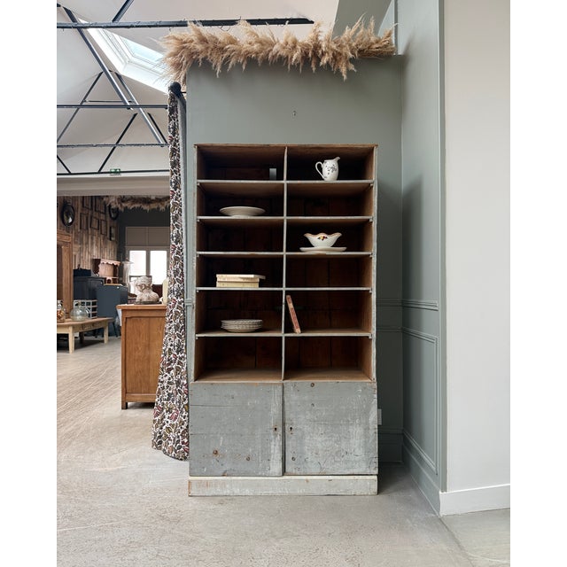 Pine Locker-Style Cabinet, 1950s For Sale - Image 14 of 14