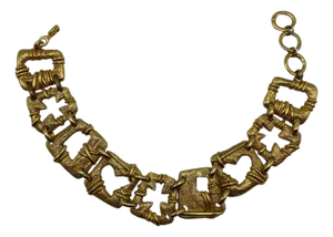 Christian Lacroix Vintage Gold Toned Choker Necklace