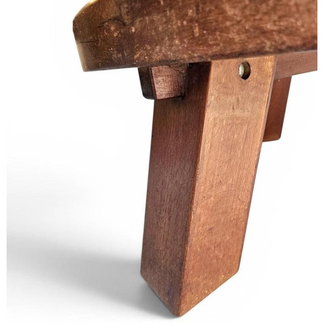 Vintage Brutalist Oak Coffee Table, 1960s For Sale - Image 15 of 18