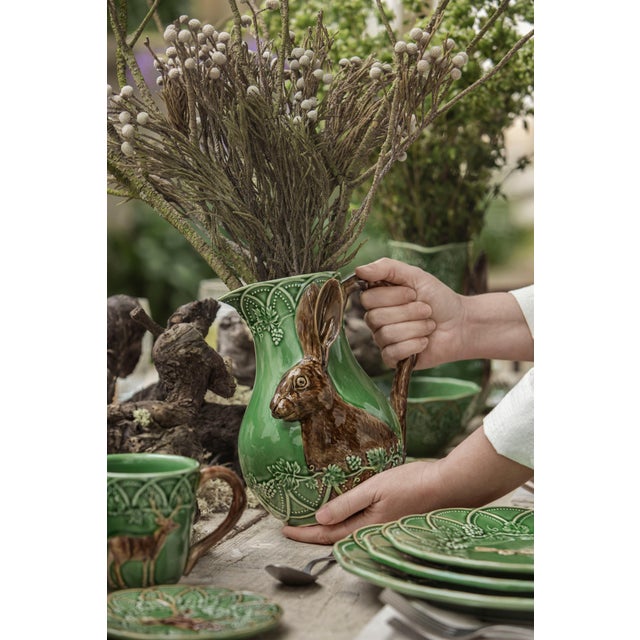 Traditional Bordallo Pinheiro Woods Pitcher Hare For Sale - Image 3 of 4