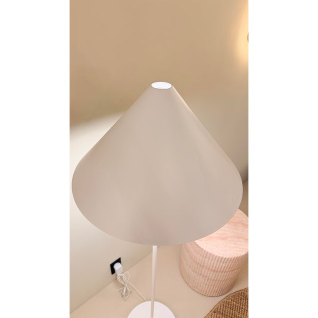 Louis Poulsen Modern Louis Poulsen Keglen White Floor Lamp For Sale - Image 4 of 5
