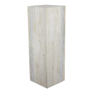 Monumental Travertine Pedestal