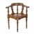 Antique Wilhelminian Corner Chair in Walnut For Sale