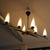 Metal Art Deco Opaline and Brass Chandelier, 1950s For Sale - Image 7 of 18