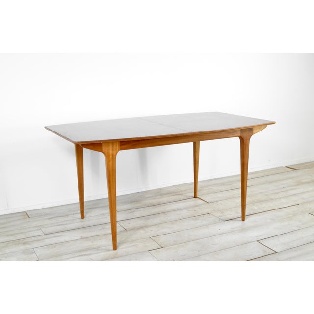 Brown Mid-Century Modern Extendable Teak Dining Table from McIntosh, 1960s For Sale - Image 8 of 10
