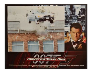 James Bond Tomorrow Never Dies Original Lobby Card, UK, 1997