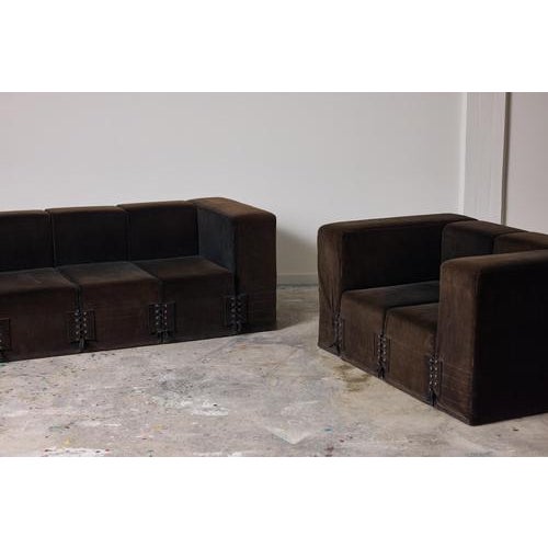 Elefante Modular Sofa by Roberto Pamio for Stilwood, 1973, Set of 2 For Sale - Image 4 of 13