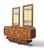 A striking example of 1970s Canadian Brutalist design, this sculptural headboard by Tobago Furniture combines the warmth...
