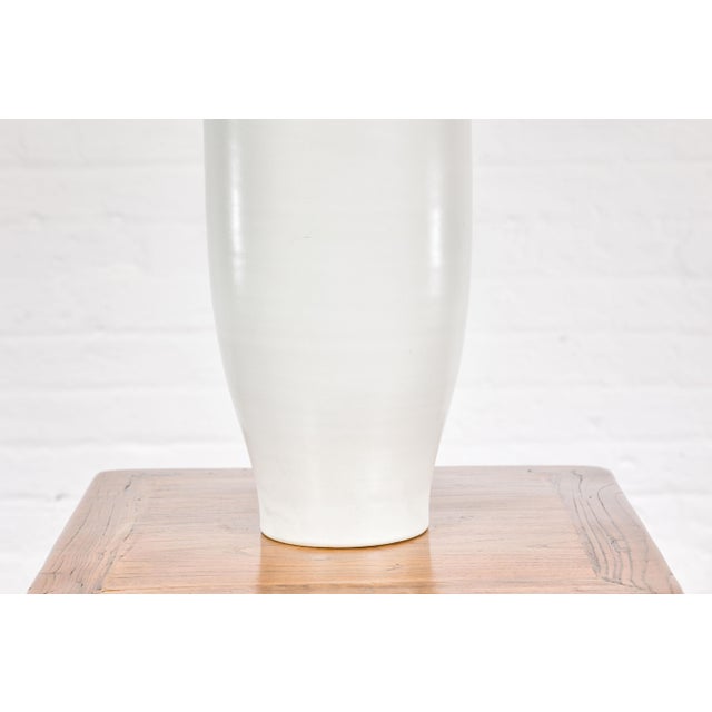 Multicolor Ceramic Bottle Base with Purple, Blue, Pink and White Tones For Sale - Image 11 of 12
