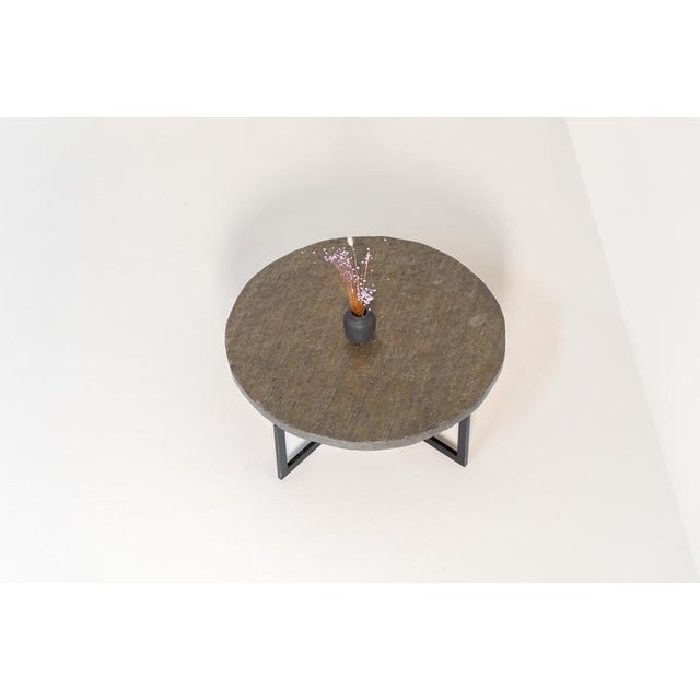 Coffee Table in Norwegian Slate Stone For Sale - Image 6 of 13