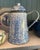 Lovely collectors item hand painted Town and Country Blue Sponge Ware Stangl tea or coffee pot. Elegant accent to a blue...