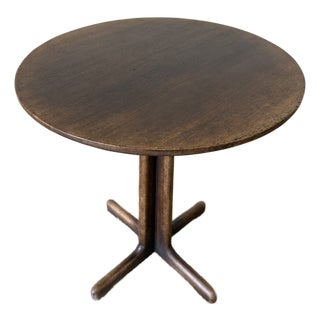 Leslie Round Table Vintage Oak For Sale