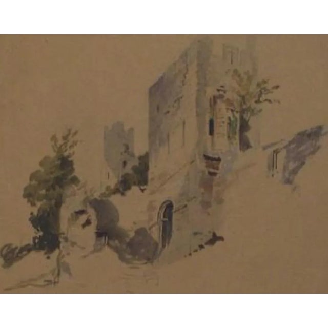 This early-mid 1800s watercolor and graphite on paper drawing is by English artist James Ramsay (1786-1854). He is known...