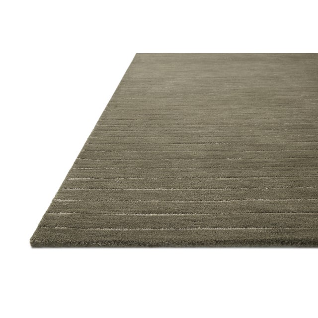 Contemporary Chris Loves Julia x Loloi Henry Olive / Ivory 7'-9" x 9'-9" Area Rug For Sale - Image 3 of 6