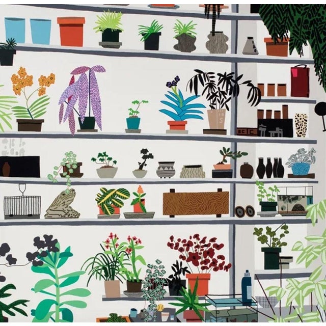 Contemporary Jonas Wood Large Shelf Still Life Official Exhibition Poster For Sale - Image 3 of 3