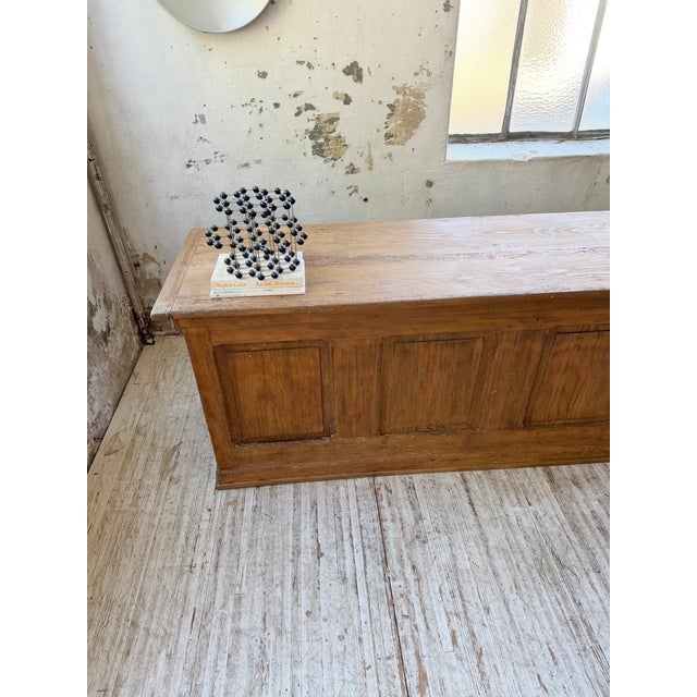 Vintage Pine Wood Trade Counter, 1950s For Sale - Image 14 of 18